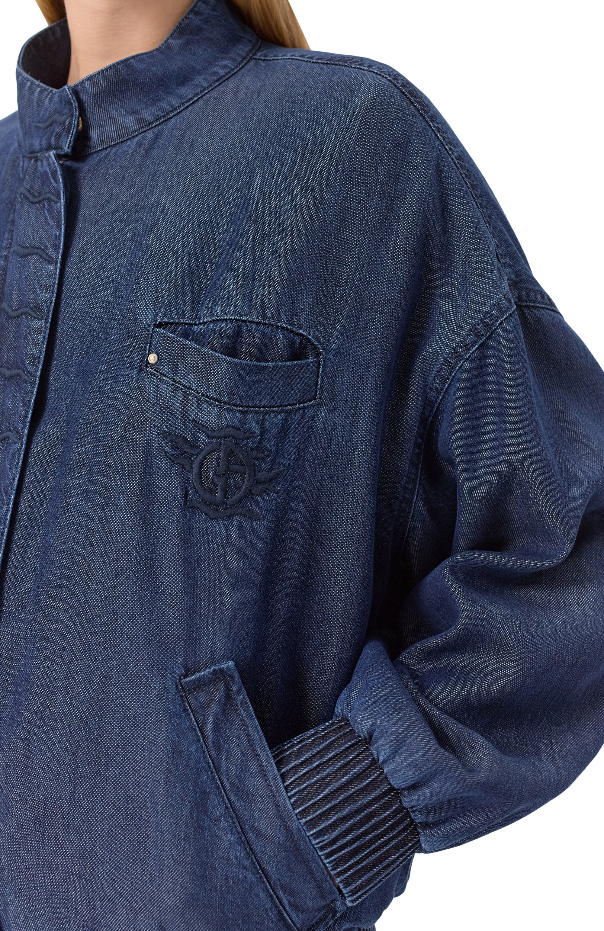 Джинсовый бомбер GIORGIO ARMANI, арт. GW000925/AF15323, фото 5