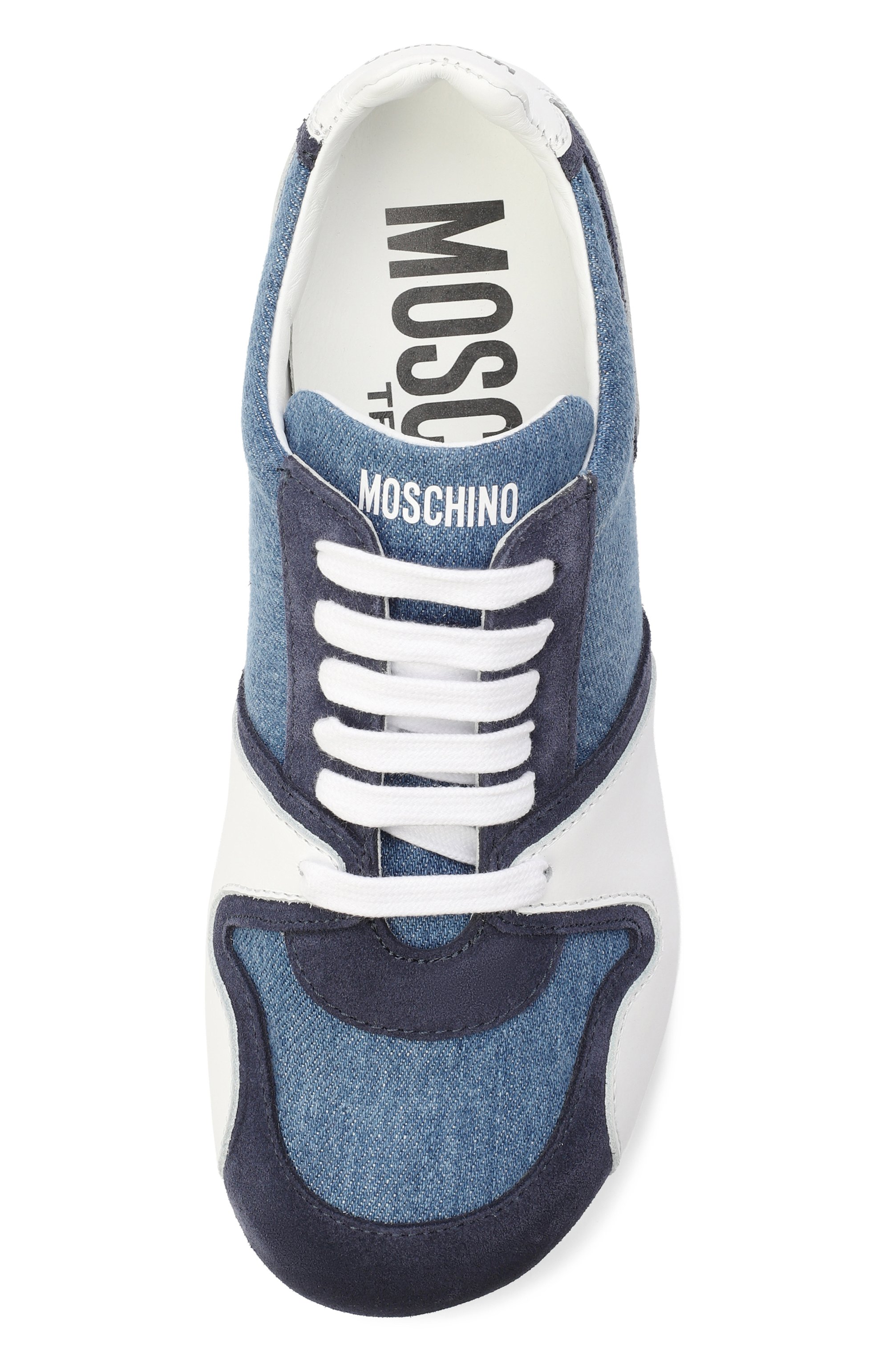 Комбинированные кеды MOSCHINO, арт. 83054/VAR2, фото 4