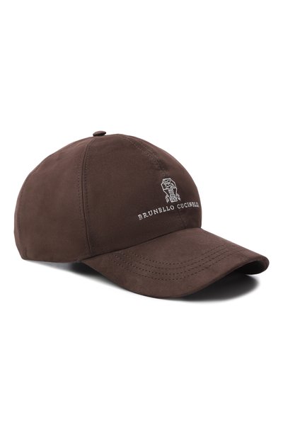 Мужская замшевая бейсболка BRUNELLO CUCINELLI, арт. MPCLF9850