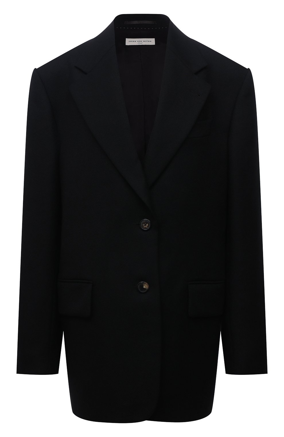 Шерстяной жакет DRIES VAN NOTEN черного цвета по цене 83500 руб., арт. 212-010408-3041, фото 1 Шерстяной жакет DRIES VAN NOTEN, арт. 212-010408-3041, фото 1