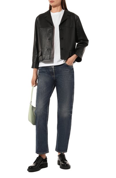 Кожаная куртка PRADA, арт. 58A005-1AOI-F0002, фото 2