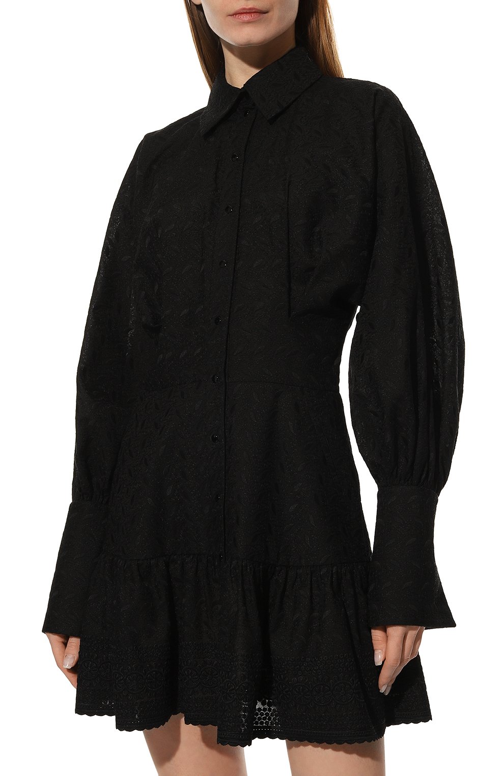 Хлопковое платье YANA DRESS черного цвета по цене 109000 руб., арт. 4-23/5-200-2952, фото 3 Хлопковое платье YANA DRESS, арт. 4-23/5-200-2952, фото 3