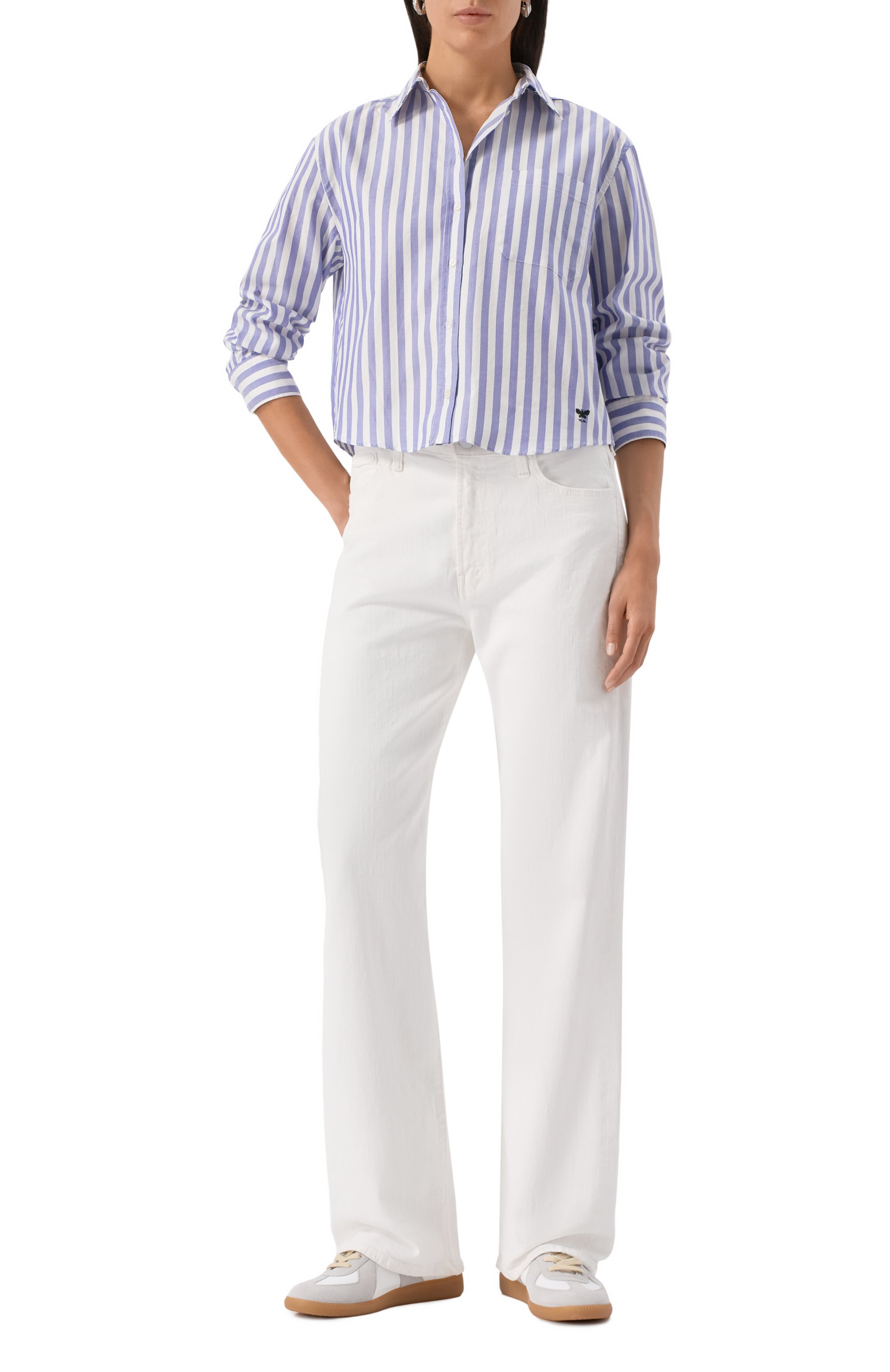 Хлопковая рубашка WEEKEND MAX MARA, арт. RUBIERA, фото 2