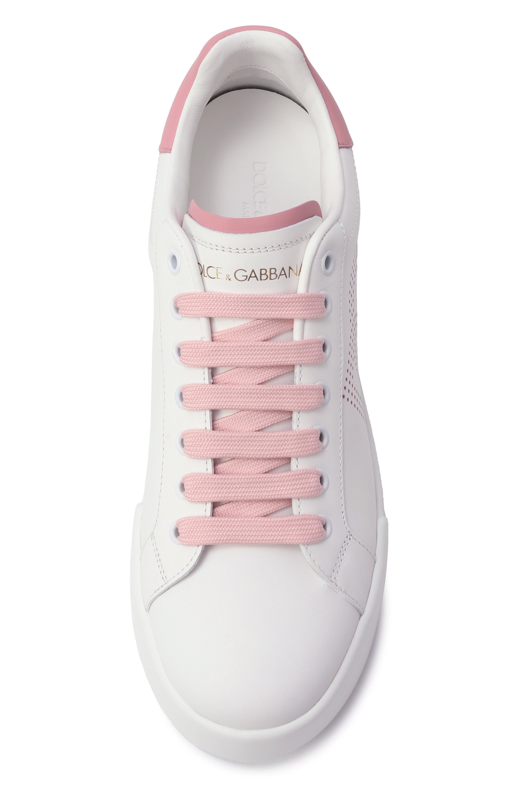 Кожаные кеды strobel portofino light DOLCE & GABBANA, арт. CK2324/AV066, фото 6