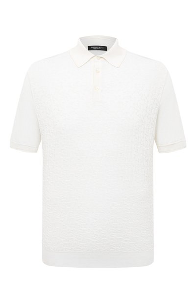 Мужская поло из шелка и хлопка STEFANO RICCI, арт. K818059P13/F23286