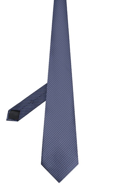 Шелковый галстук ZEGNA синего цвета по цене 23700 руб., арт. Z6E08/1XW, фото 2 Шелковый галстук ZEGNA, арт. Z6E08/1XW, фото 2