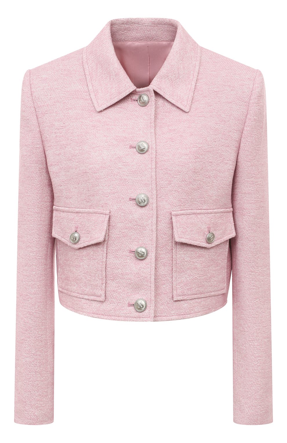 Твидовый жакет JUUN.J розового цвета по цене 79150 руб., арт. JW4211W03, фото 1 Твидовый жакет JUUN.J, арт. JW4211W03, фото 1