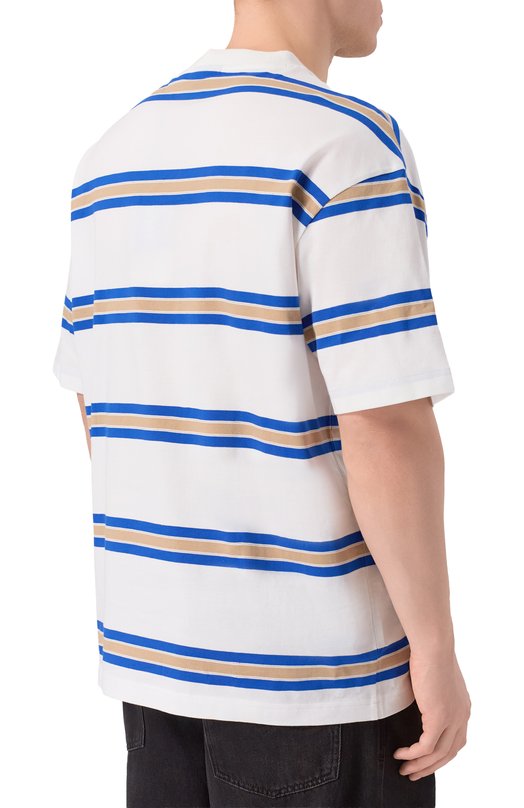 Хлопковая футболка HUGO Blue 50553511 Белый  50553511 Фото 4