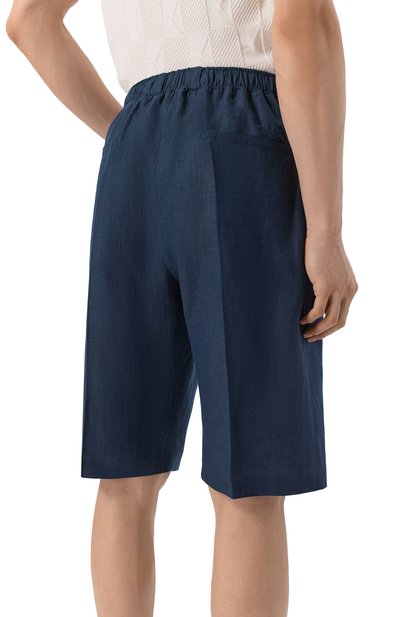Льняные шорты KITON, арт. UPKN098K0708H, фото 4
