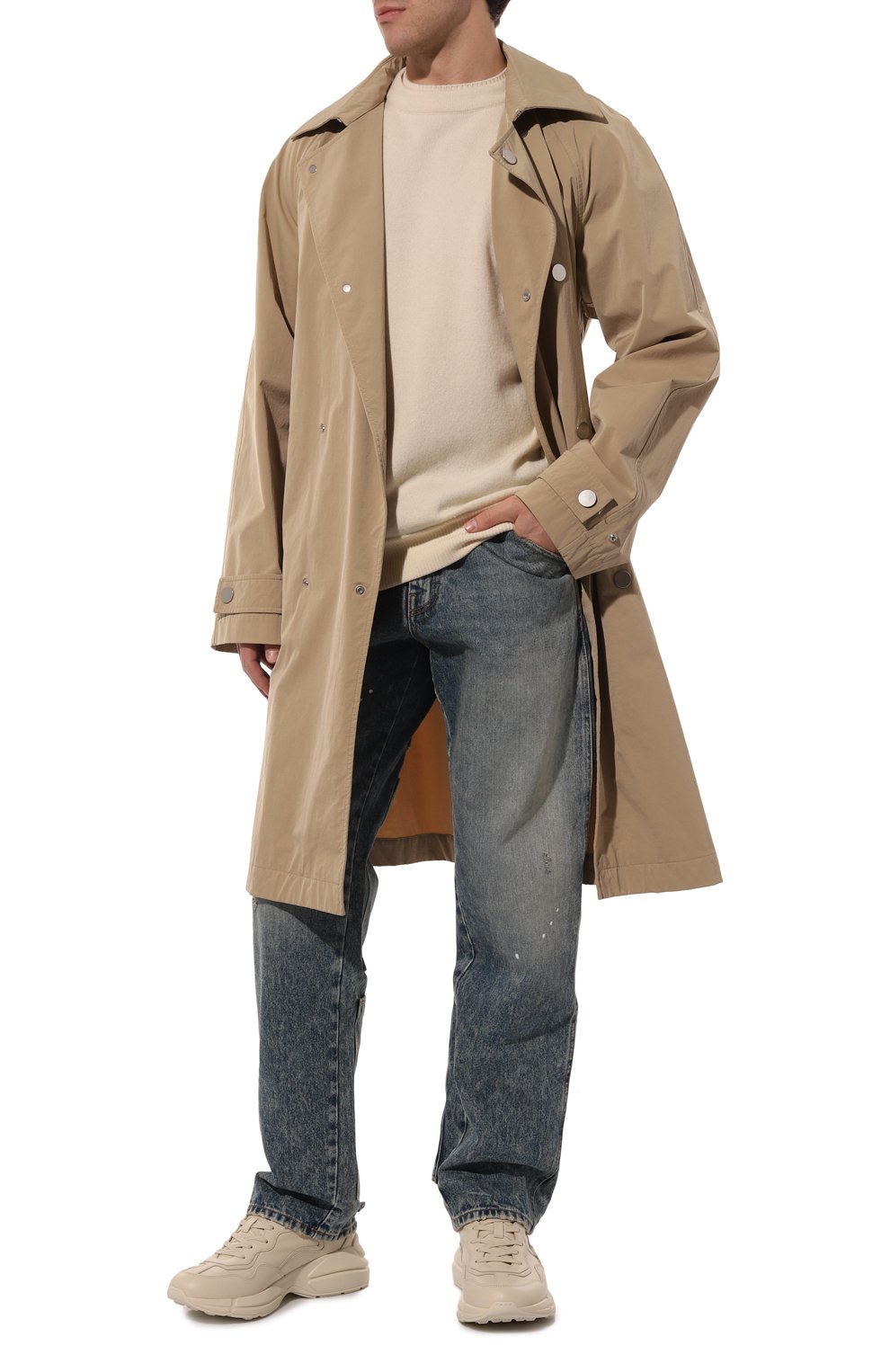 Кожаные кроссовки rhyton GUCCI, арт. 684896 DRW00, фото 2