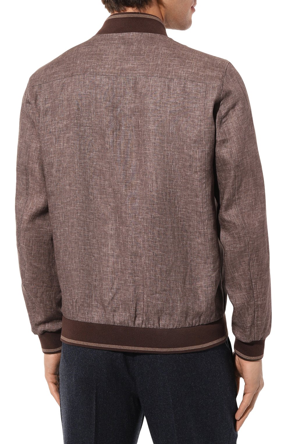 Льняной бомбер ZILLI, арт. MF0-84060-G13711/0001, фото 4