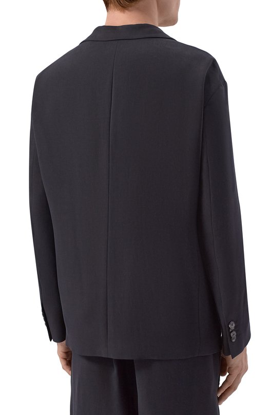 Шелковый пиджак Giorgio Armani GM003228/TE20294 Чёрный  GM003228/TE20294 Фото 4
