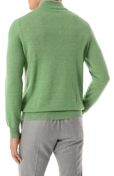 Джемпер из кашемира и льна FEDELI, арт. 8UE05605T, фото 4