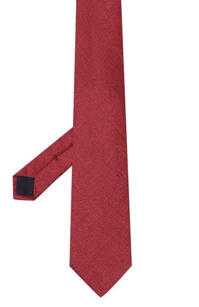 Галстук из шелка и льна CORNELIANI, арт. 93U302-9320317, фото 3