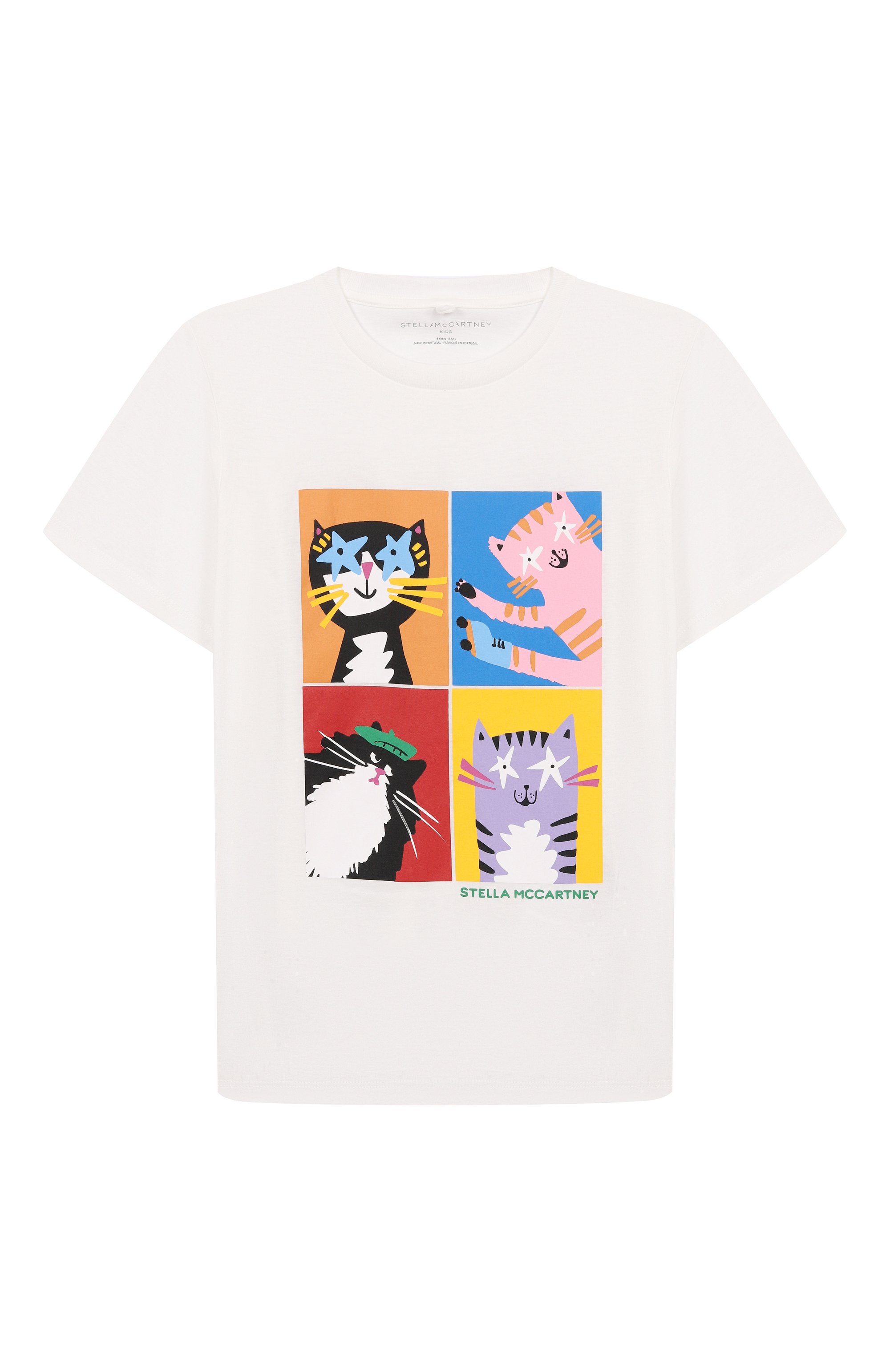 Хлопковая футболка STELLA MCCARTNEY, арт. TW8B91, фото 1