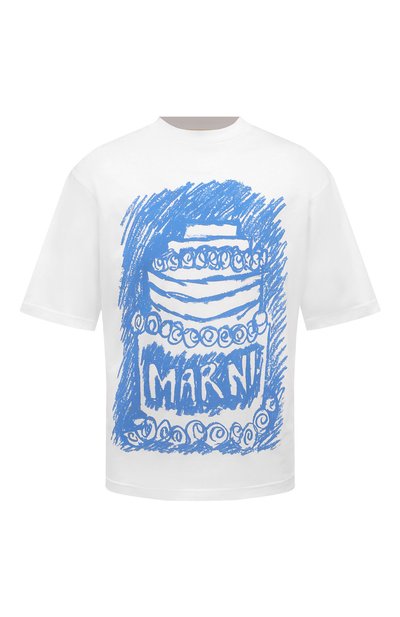 Мужская хлопковая футболка MARNI, арт. HUMU0223PW/USCX12