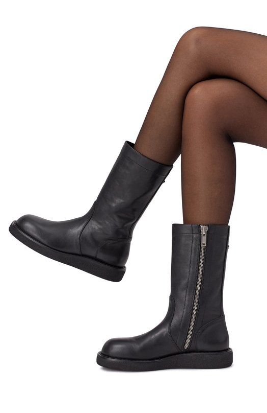Кожаные полусапоги Kasi Ann Demeulemeester B0013308/LT141 Чёрный  B0013308/LT141 Фото 2
