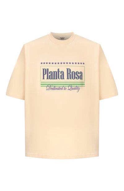 Хлопковая футболка PLANTA ROSA, арт. PR/T01/DEDICATED/250VELVET