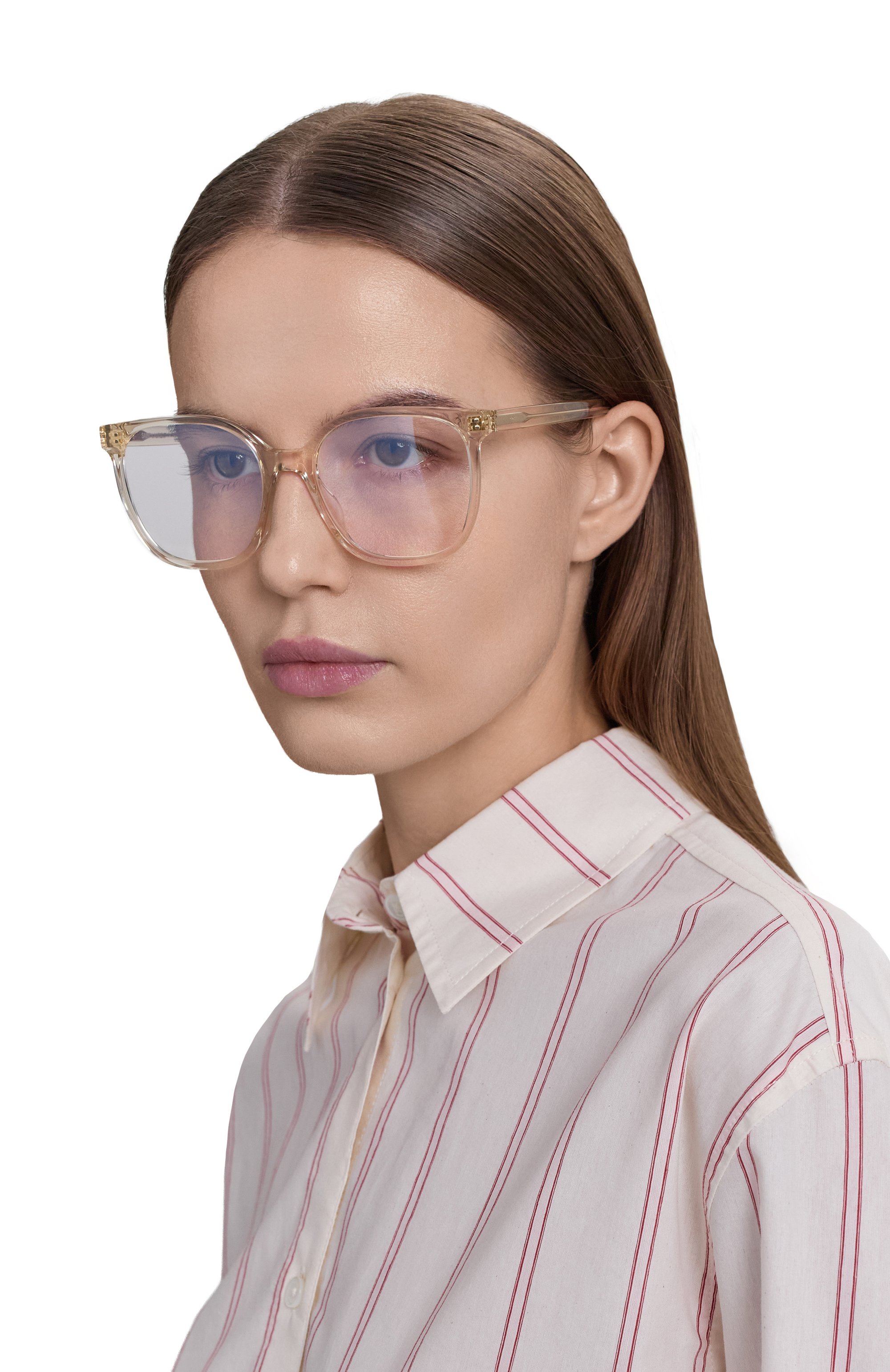 Оправа SAINT LAURENT прозрачного цвета по цене 32500 руб., арт. SL M155 004, фото 2 Оправа SAINT LAURENT, арт. SL M155 004, фото 2