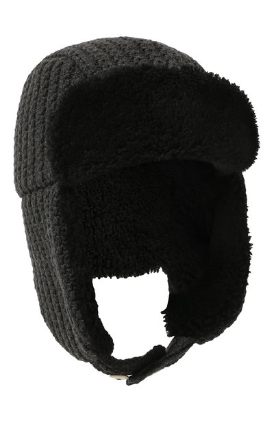 Шапка-ушанка из шерсти и кашемира INVERNI, арт. 5368 CTMF1, фото 4