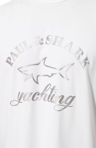 Хлопковая футболка PAUL&SHARK, арт. 11311628, фото 5