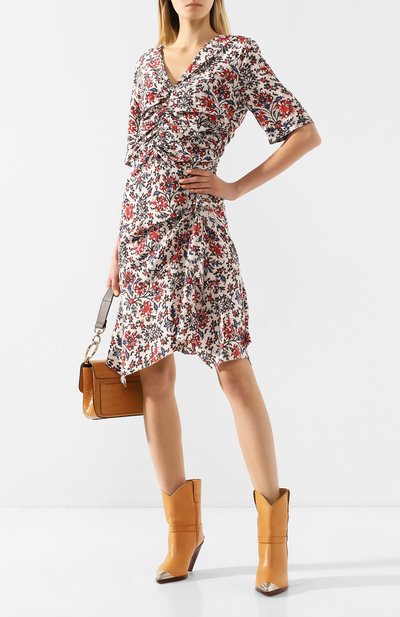 Кожаные ботильоны lamsy ISABEL MARANT, арт. LAMSY/B00194-20P008S, фото 2