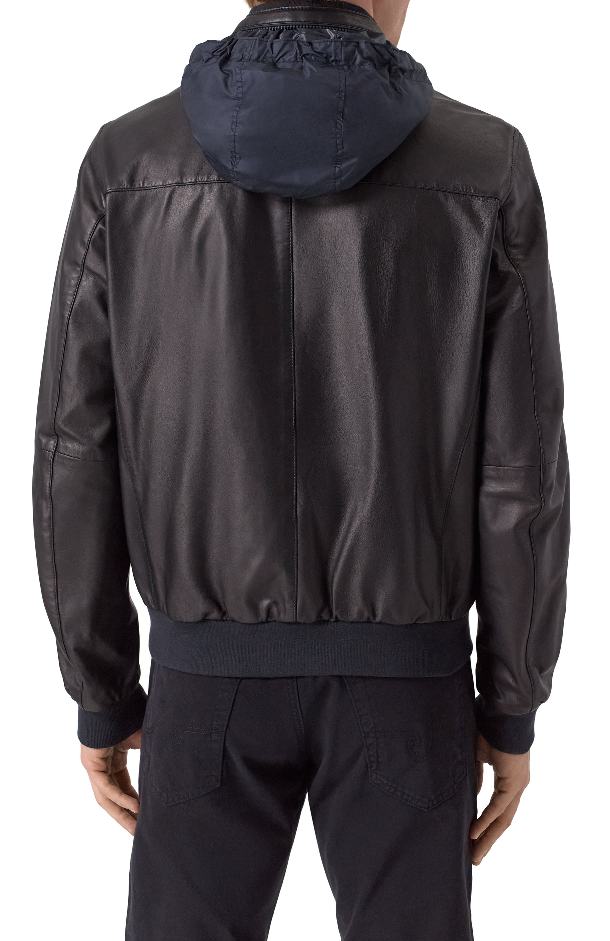 Двусторонний кожаный бомбер GIMO'S, арт. 5S20.1.030.63R, фото 9