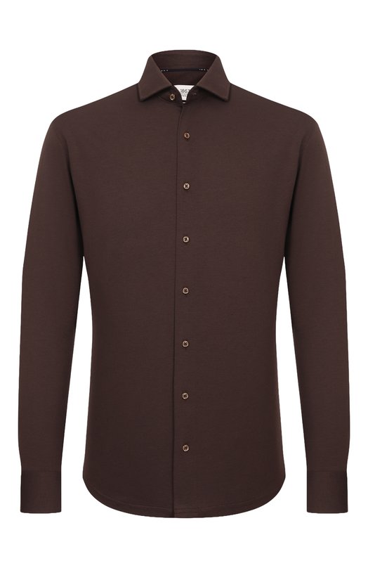 

Сорочка из хлопка и шерсти 1863 by ETERNA, Коричневый