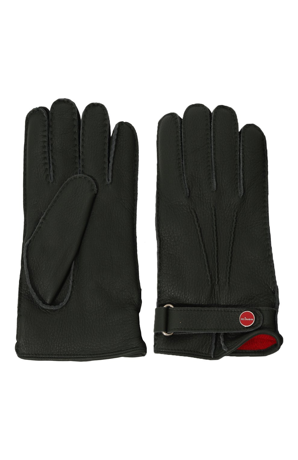 Кожаные перчатки KITON, арт. UGU023K0257F07, фото 2