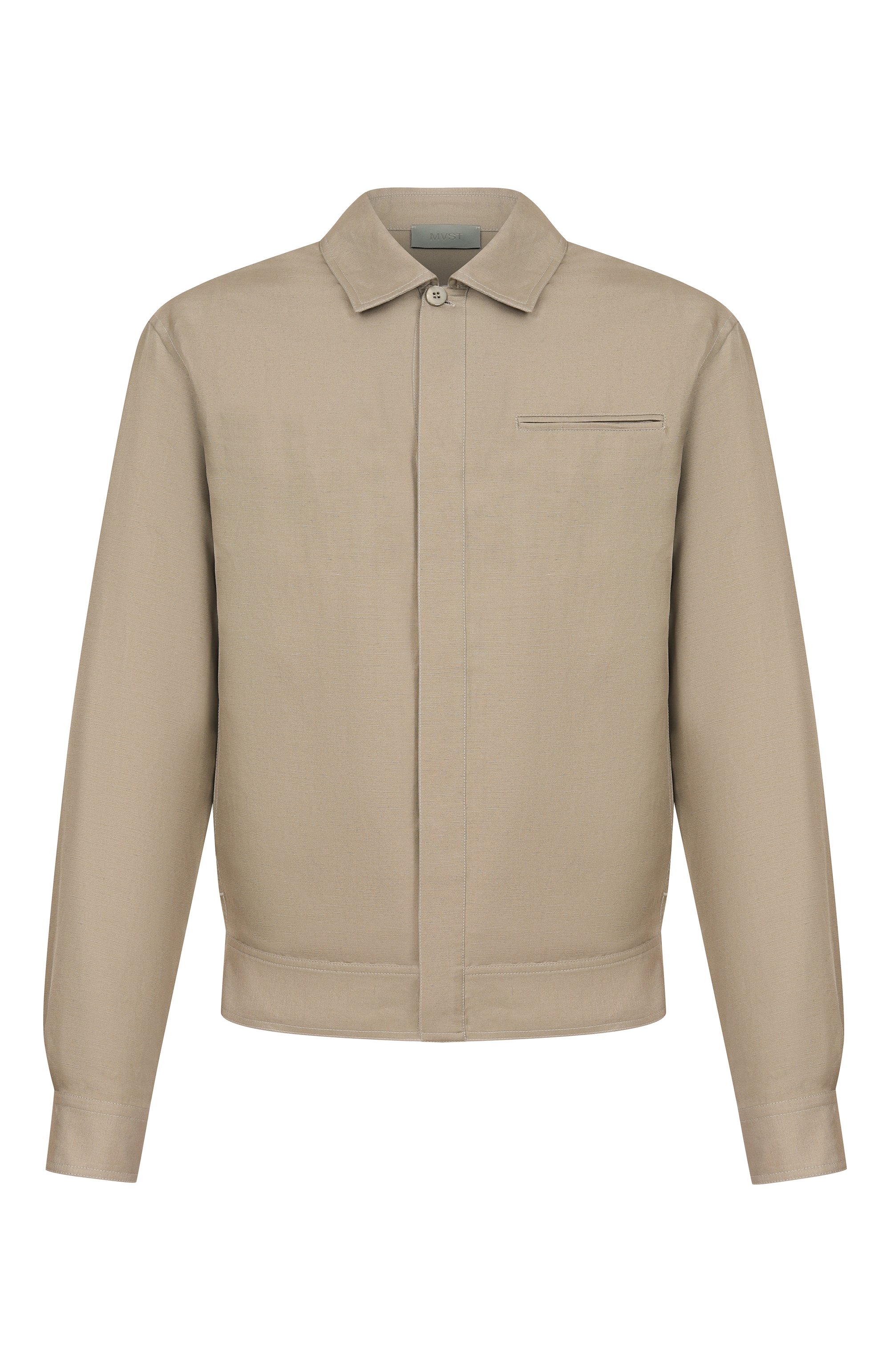 Куртка-рубашка изо льна и шелка MVST, арт. M26.2PM.B011/F123 LIN0 SETA, фото 1