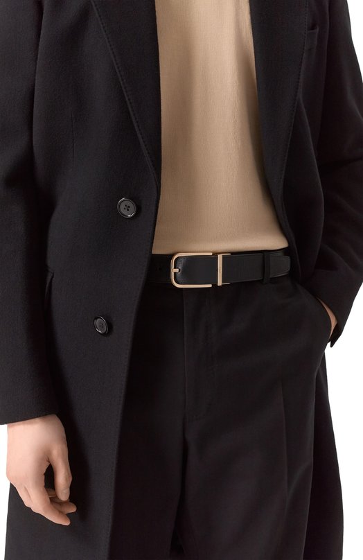 Кожаный ремень Brioni 0BJX0L/0A718 Чёрный  0BJX0L/0A718 Фото 2