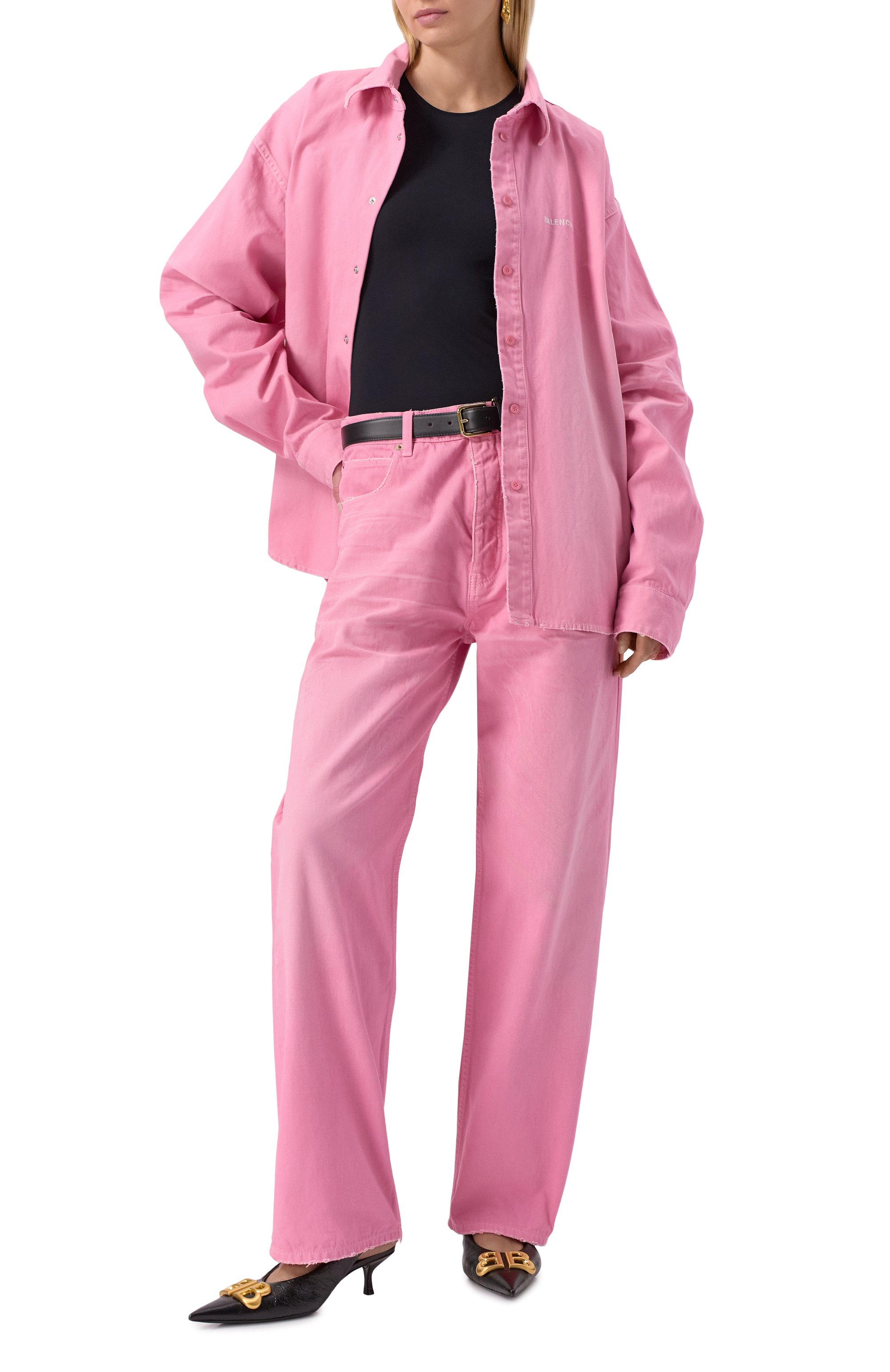 Джинсовая рубашка BALENCIAGA, арт. 822840/TRWB1, фото 2