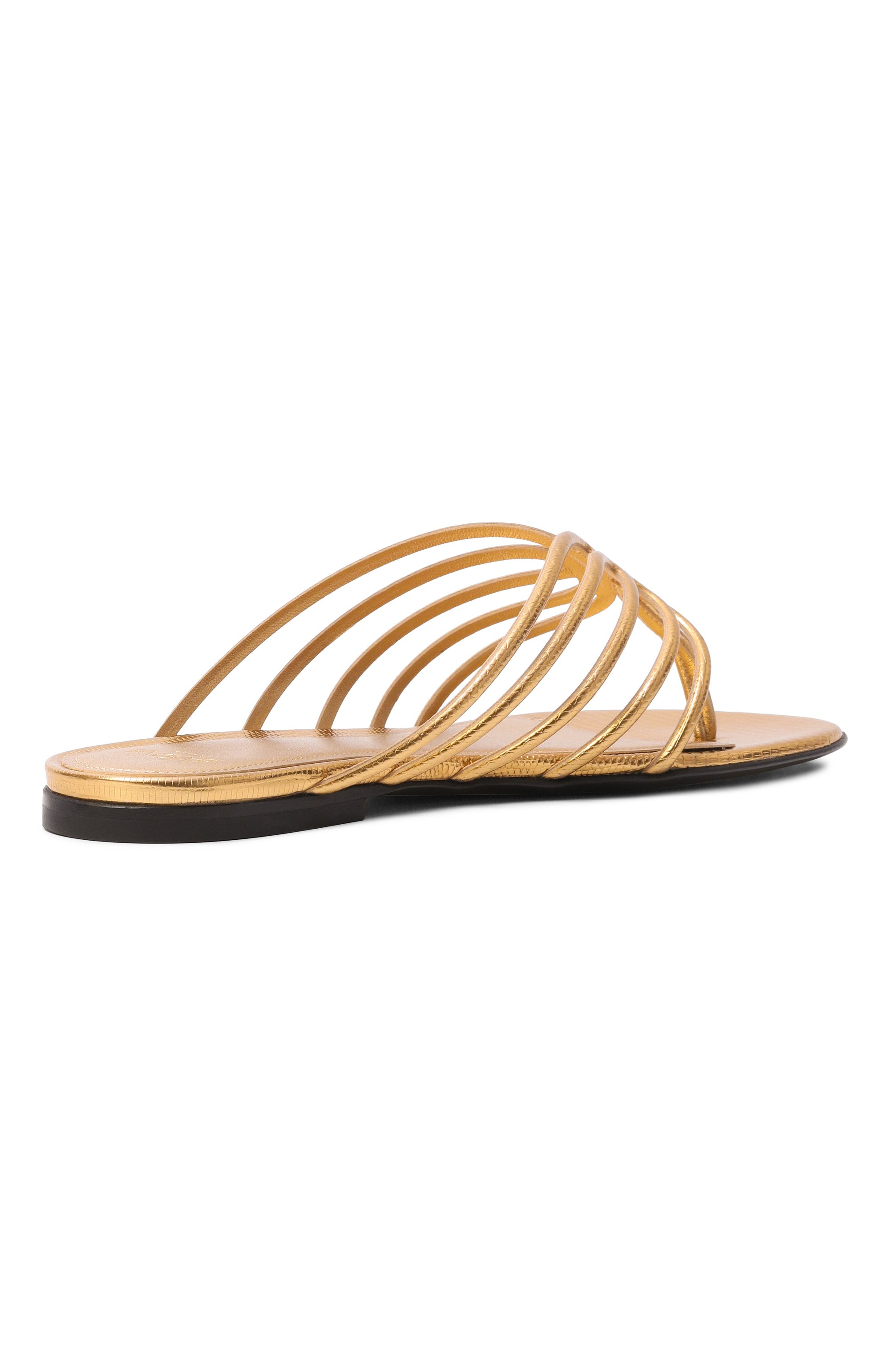 Кожаные шлепанцы lady ALEVI MILANO, арт. L26SD004.5.1309G03/LIZARD, фото 5