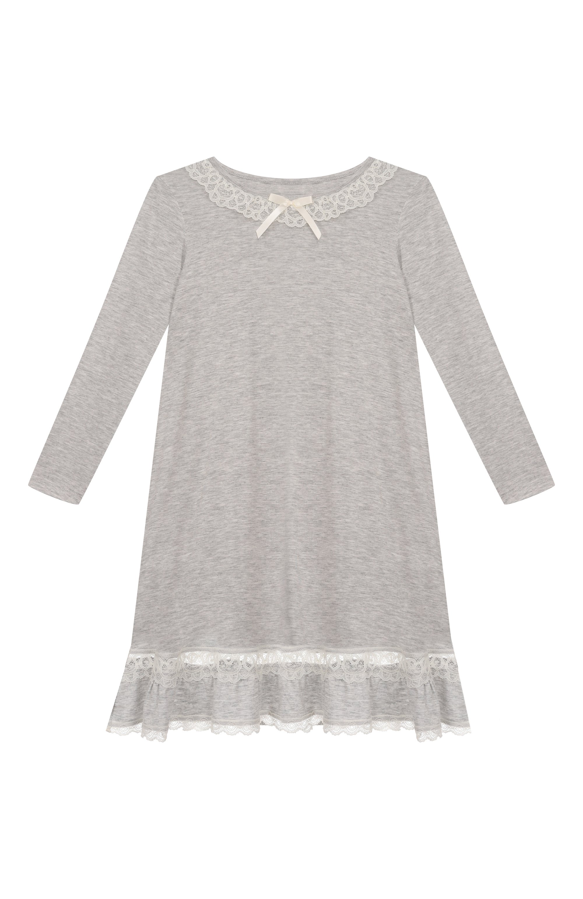 Ночная сорочка AMIKI CHILDREN серого цвета по цене 10550 руб., арт. CLAUDIA, фото 1 Ночная сорочка AMIKI CHILDREN, арт. CLAUDIA, фото 1