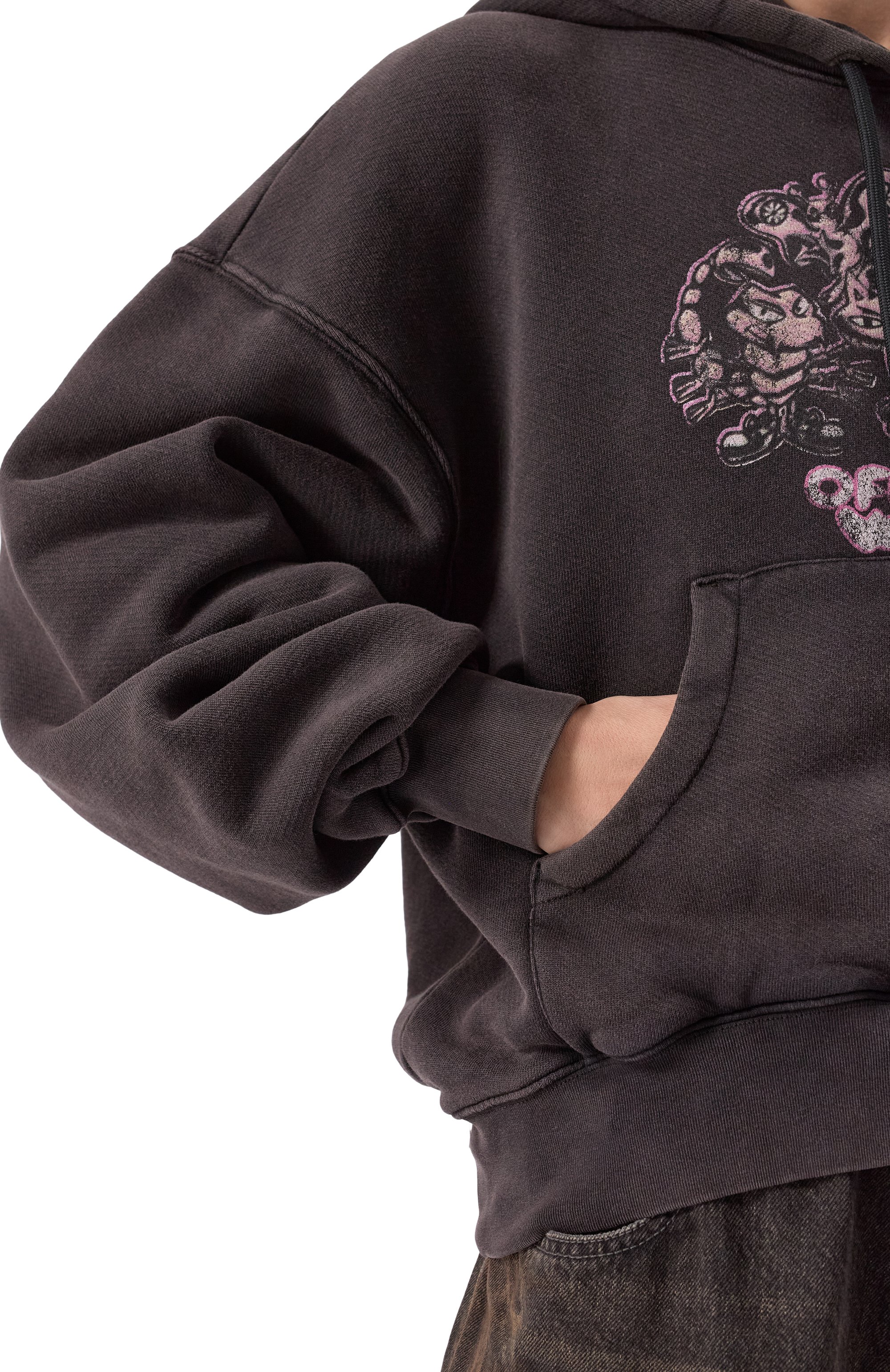 Хлопковое худи OFF-WHITE, арт. 0WBB058F24FLE004, фото 5