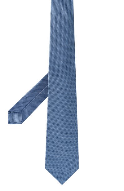 Шелковый галстук KITON голубого цвета по цене 41650 руб., арт. UCRVKLC03M21, фото 3 Шелковый галстук KITON, арт. UCRVKLC03M21, фото 3