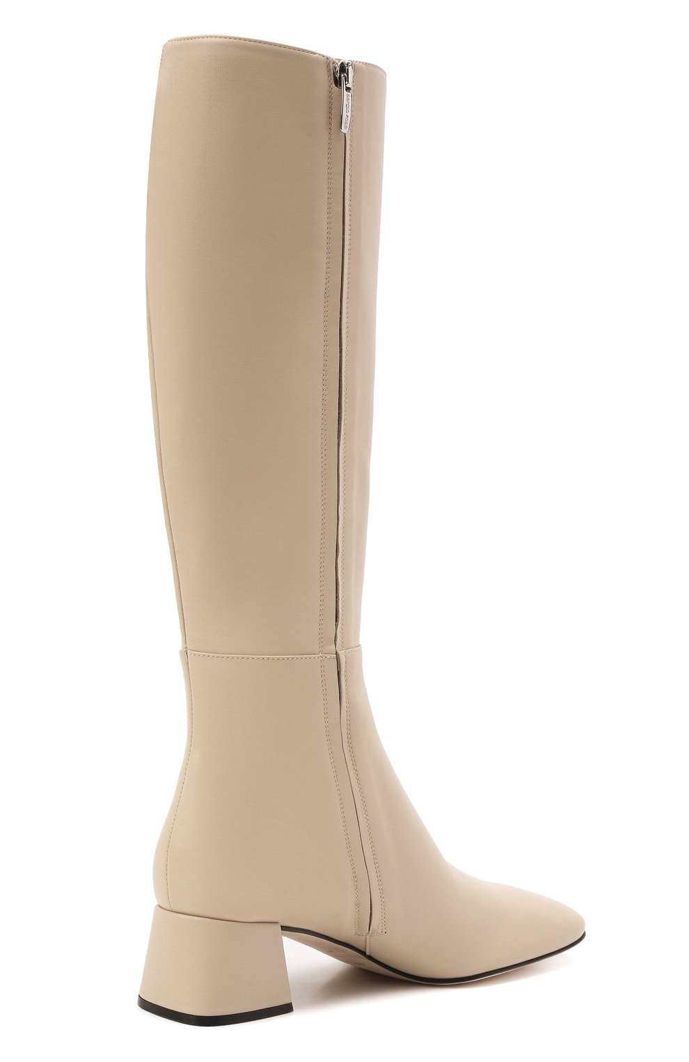 Кожаные сапоги SERGIO ROSSI кремового цвета по цене 133000 руб., арт. A97020-MNAN07, фото 5 Кожаные сапоги SERGIO ROSSI, арт. A97020-MNAN07, фото 5