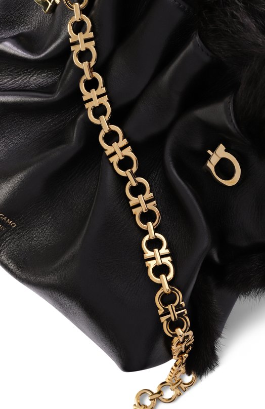 Сумка Soft-bag small Ferragamo 21A446/787 Чёрный  21A446/787 Фото 3