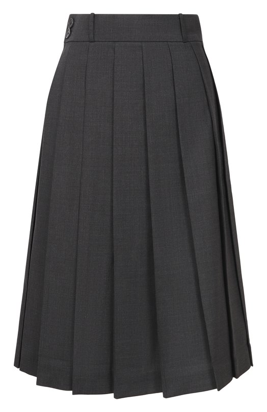 Шерстяная юбка Dice Kayek FW25J411 MCL ANTHRACITE Серый FW25J411 MCL ANTHRACITE