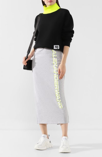 Хлопковый свитер ALEXANDERWANG.T черного цвета по цене 27500 руб., арт. 4CC2191087, фото 2 Хлопковый свитер ALEXANDERWANG.T, арт. 4CC2191087, фото 2
