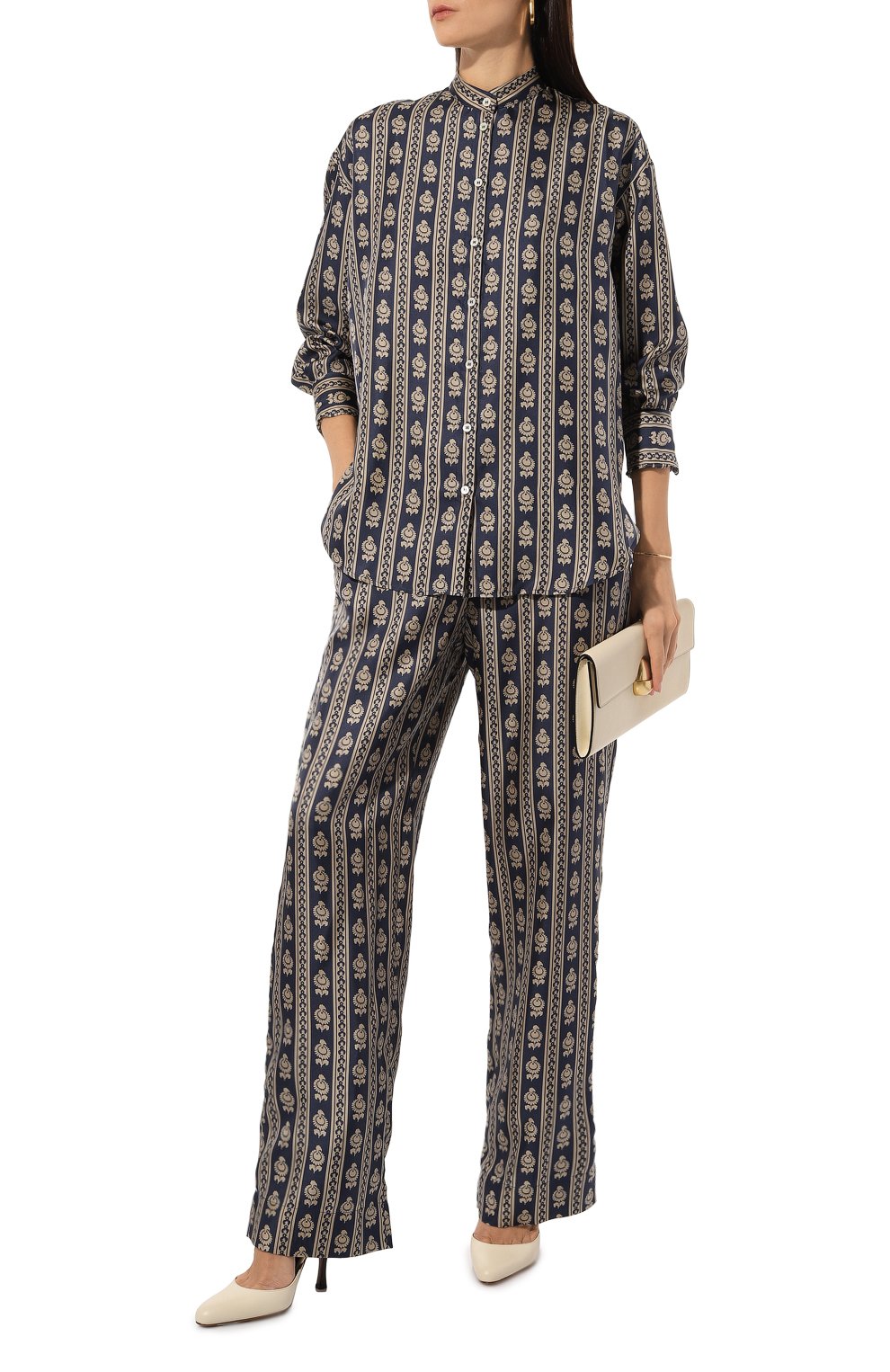 Шелковые брюки NOBLE&BRULEE, арт. NB22/290623/6401, фото 2