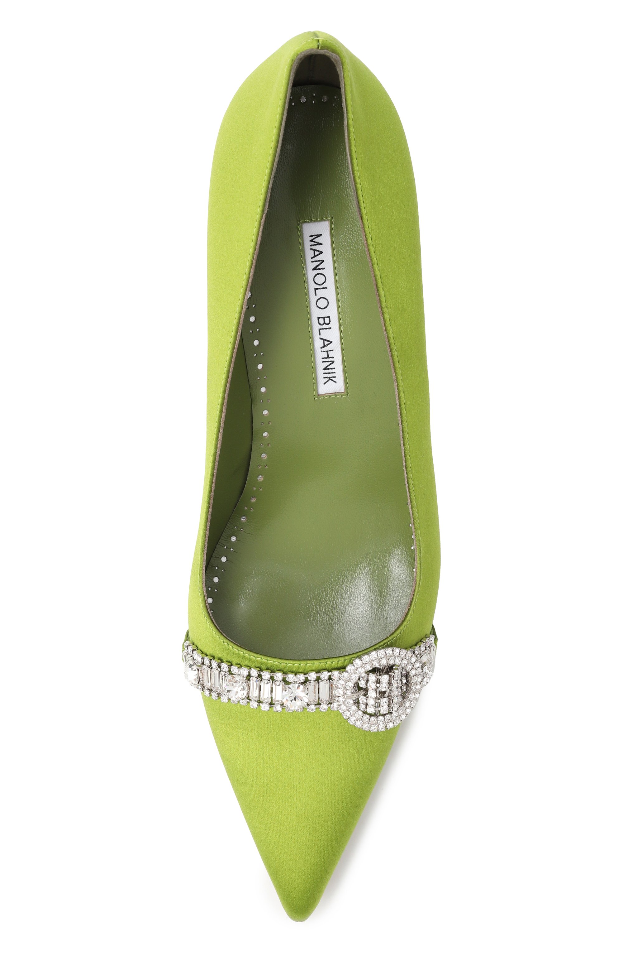 Текстильные туфли MANOLO BLAHNIK, арт. 424-1928/SAT, фото 6