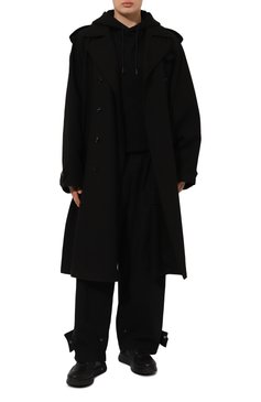 Мужские кожаные кроссовки ARTIOLI черного цвета, арт. 0S226/VS CALF/CARB0N/SUEDE | Фото 2 (Материал внутренний: Натуральная кожа; Драгоценные камни: Проставлено; Материал сплава: Проставлено; Подошва: Массивная; Стили: Классический; Материал утеплителя: Без утеплителя; Материал внешний: Натуральная кожа; Кросс-КТ: Низкие)