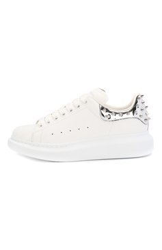 Кожаные кеды ALEXANDER MCQUEEN, арт. 586405/WHWKK, фото 1