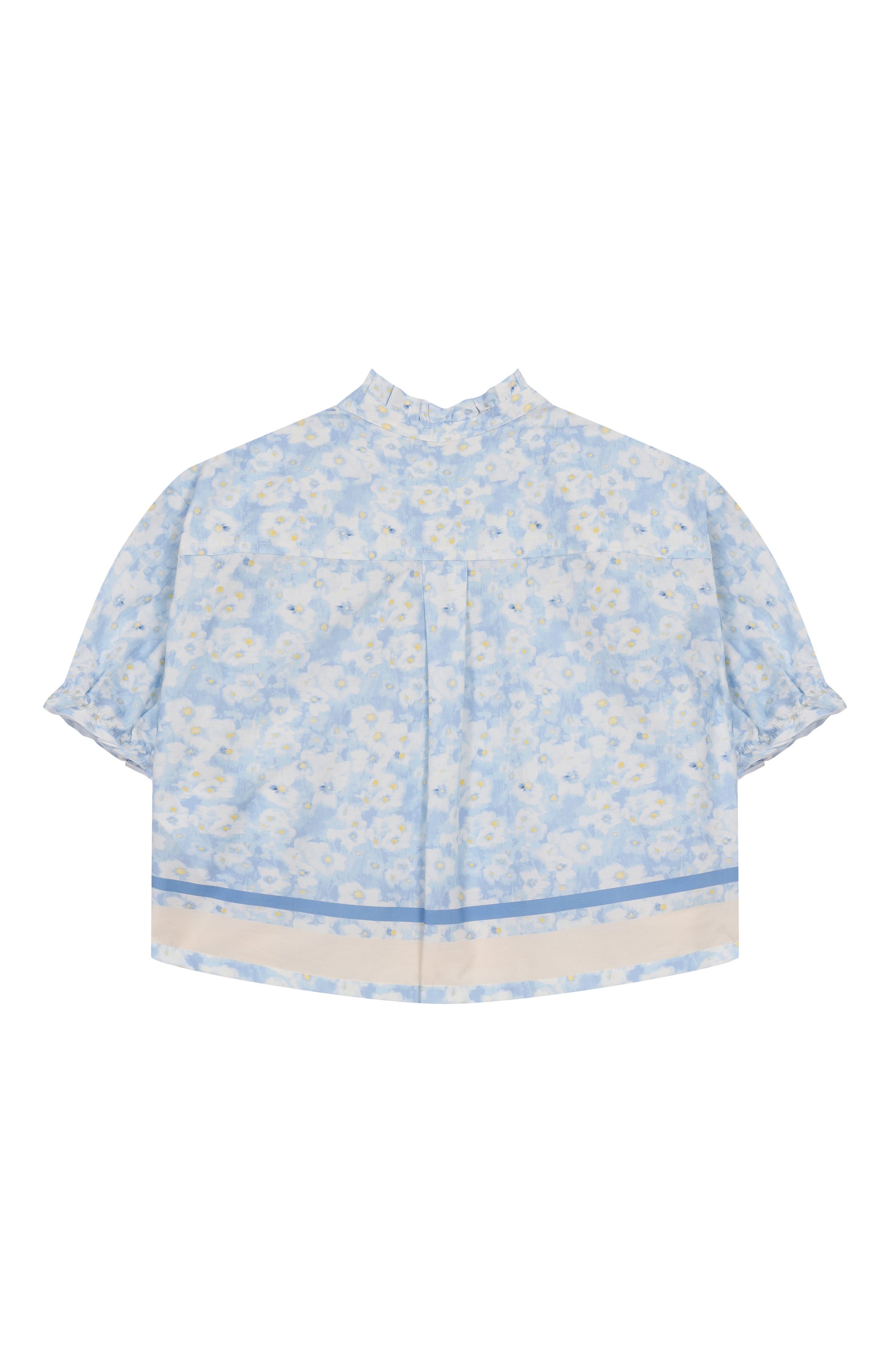 Хлопковая блузка PHILOSOPHY DI LORENZO SERAFINI KIDS, арт. I1E304/5617/4-10, фото 2