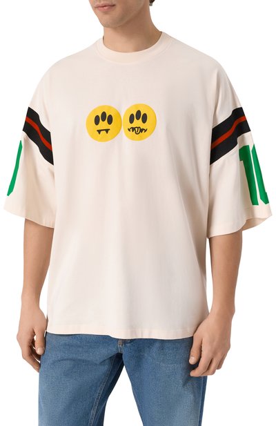 Хлопковая футболка BARROW, арт. S5BWMATH030, фото 3