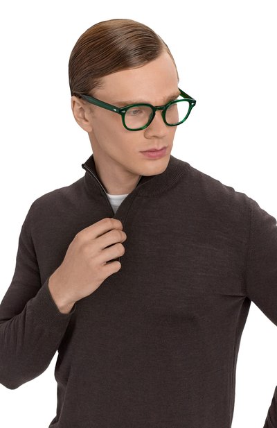Оправа MOSCOT зеленого цвета по цене 36500 руб., арт. LEMT0SH EMERALD, фото 2 Оправа MOSCOT, арт. LEMT0SH EMERALD, фото 2