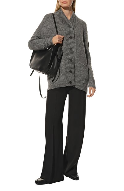 Кардиган ERMANNO SCERVINO серого цвета по цене 92050 руб., арт. D414M505CBBBN, фото 2 Кардиган ERMANNO SCERVINO, арт. D414M505CBBBN, фото 2