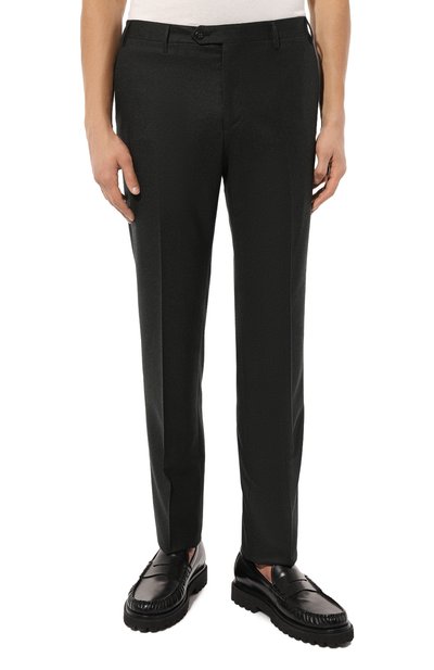 Шерстяные брюки CORNELIANI зеленого цвета по цене 39700 руб., арт. 925B01-3818111, фото 3 Шерстяные брюки CORNELIANI, арт. 925B01-3818111, фото 3