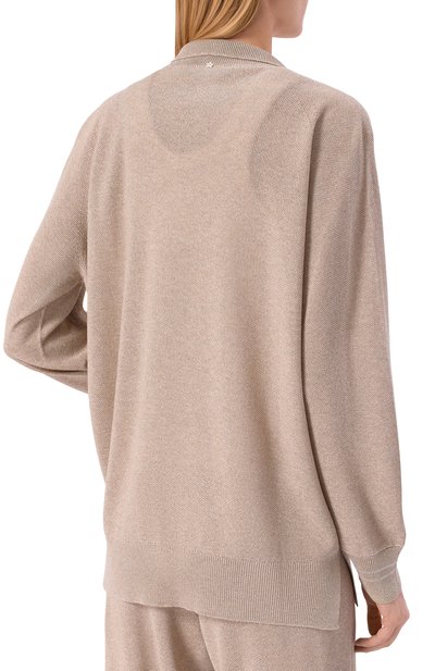 Кардиган LORENA ANTONIAZZI бежевого цвета по цене 84550 руб., арт. P26130FM48A/2435, фото 4 Кардиган LORENA ANTONIAZZI, арт. P26130FM48A/2435, фото 4